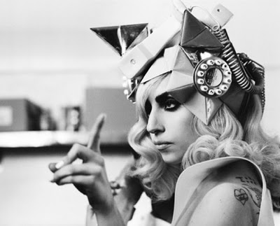 Lady Gaga Telephone Hat. Lady Gaga Telephone Hat